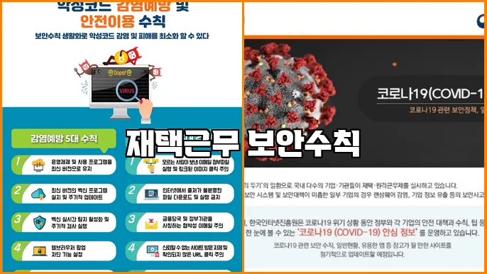 재택근무 보안수칙
