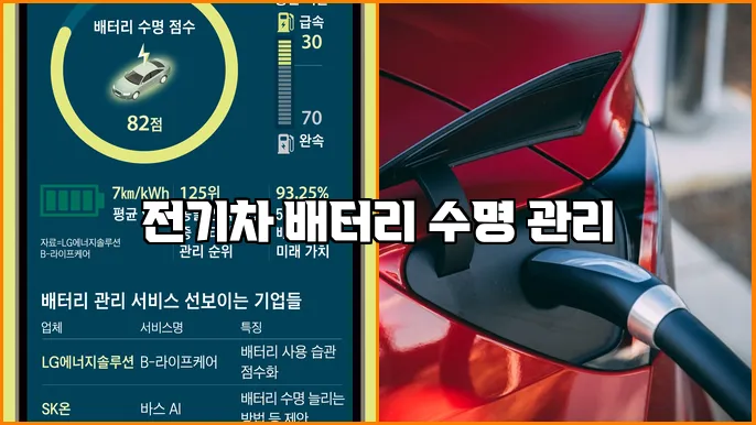 전기차 배터리 수명 관리
