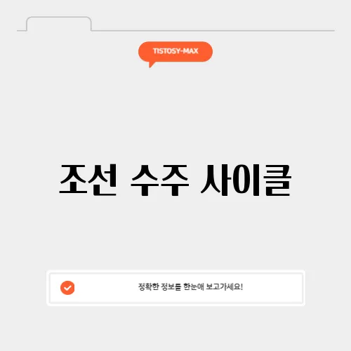 조선 수주 사이클