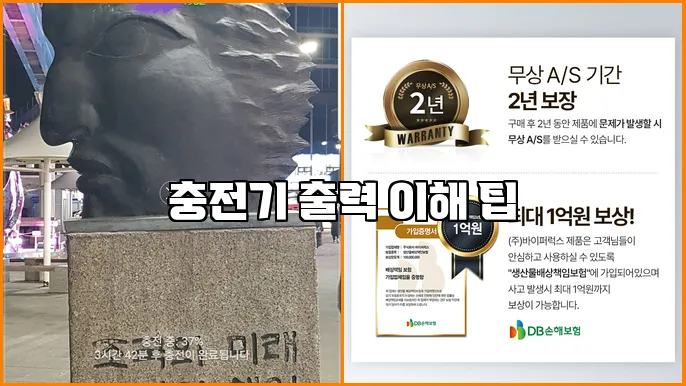 충전기 출력 이해 팁